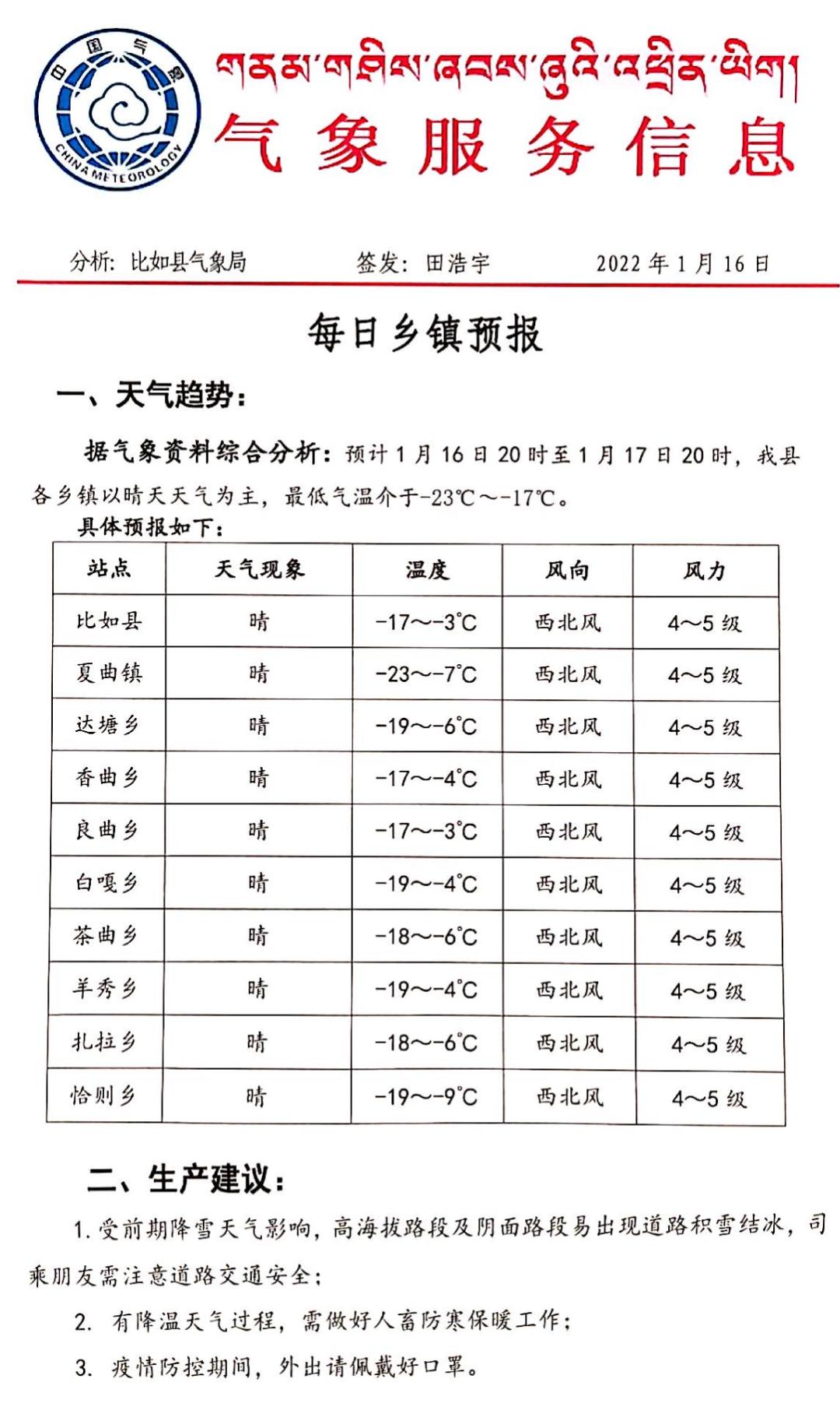 拉来村天气预报更新