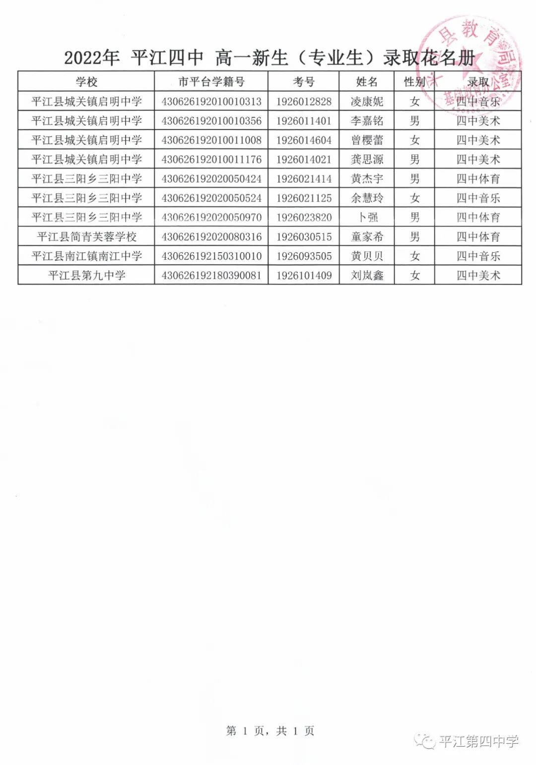 平江县初中人事任命重塑教育新力量篇章